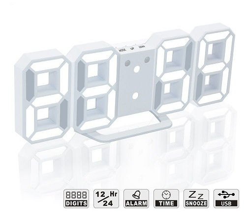 25 skirtingų tipų skaitmeninių laikrodžių, kurie atrodo paprastas ir gana