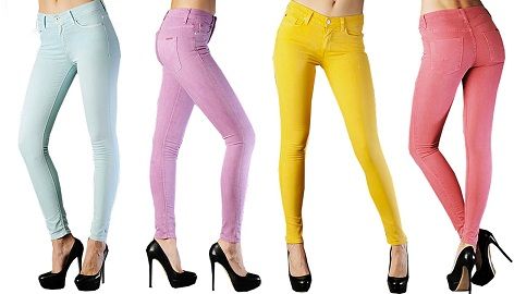 Coloured Jeans For Teenagers