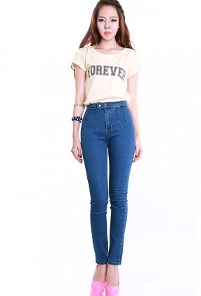 High Rise Jeans For Girls