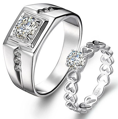 Couples exclusive ring set