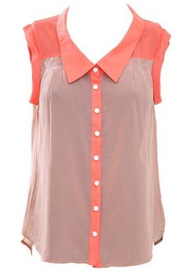 Pink shirt top design