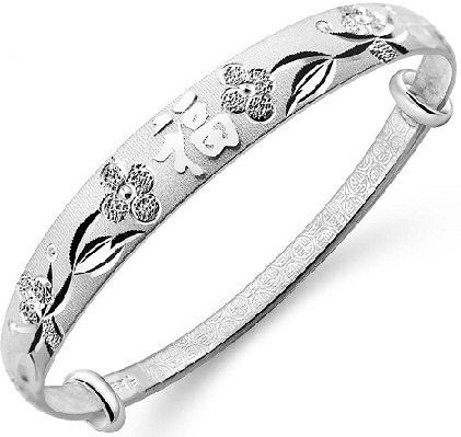 silver-floral-bangle-design-23