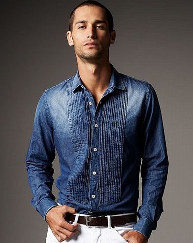 Valentino denim shirts for men