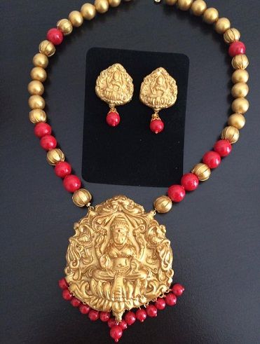 Goddess Lakshmi necklace set -2