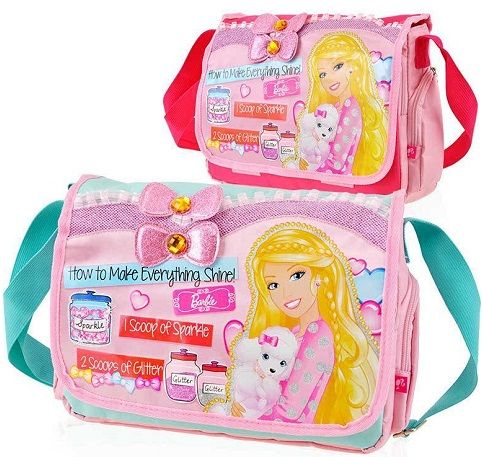 Barbie School bag for Small Girls -16