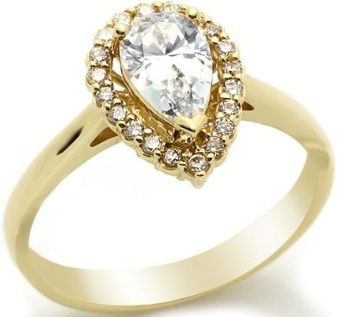 Simplu Gold Ring Design With Diamonds