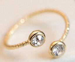 Cel mai bun Gold Ring Design Adjustable Gold Ring with Stones