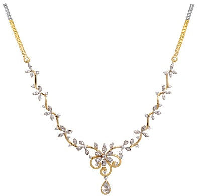 egyszerű gyémánt necklaces2
