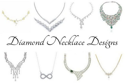 preprostih in lepih diamantnih ogrlica