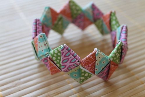 Paper Crafted Bracelet
