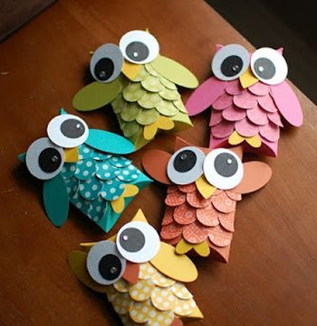 Papír Crafted Owl