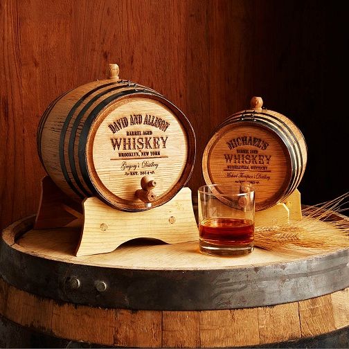 Customized whiskey Barrel