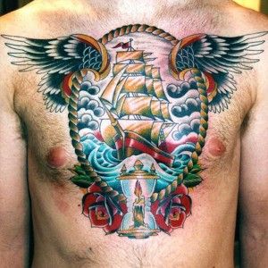 2 nautical-themed tattoos, there are several designs that were popular in this amazing time for tattoos. Hearts, swallows, roses ...
