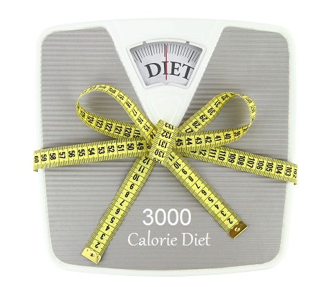 3000 kalória étrend