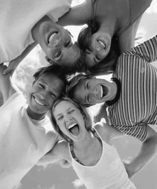 laughing_group_bw