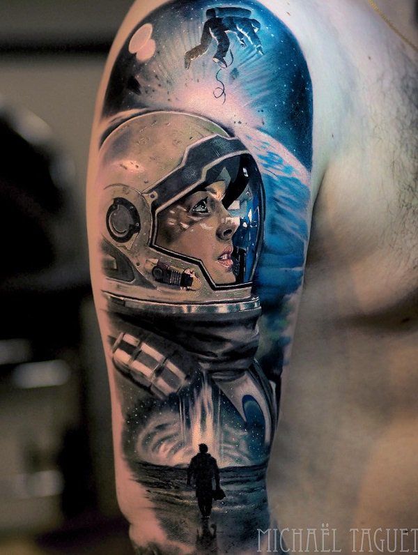 30+ űrhajós Tattoo ötletek