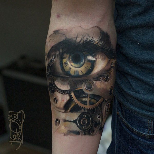 30 Awesome Steampunk tetováló design