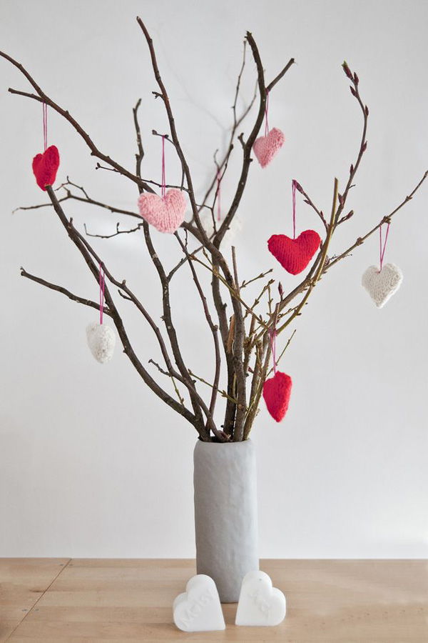 DIY table decoration idea for valentine themed fundraiser. Perfectly simple.