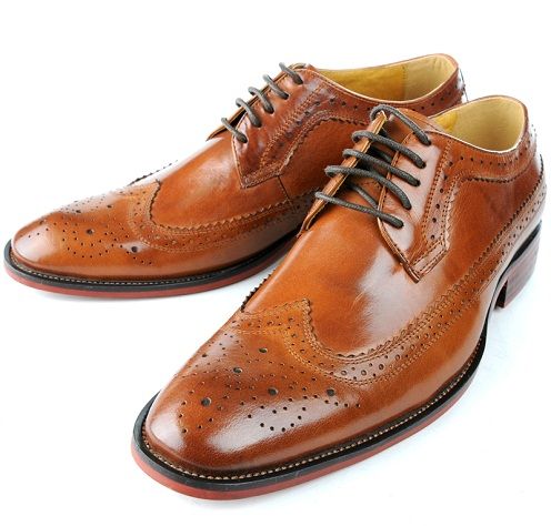 Wing tip formal men’s shoes 28
