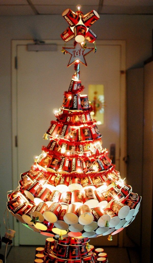 Nescafe christmas tree