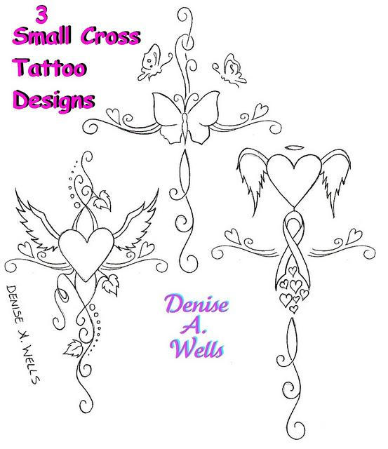 30 színes tattoo betűtípusok Denise A. Wells