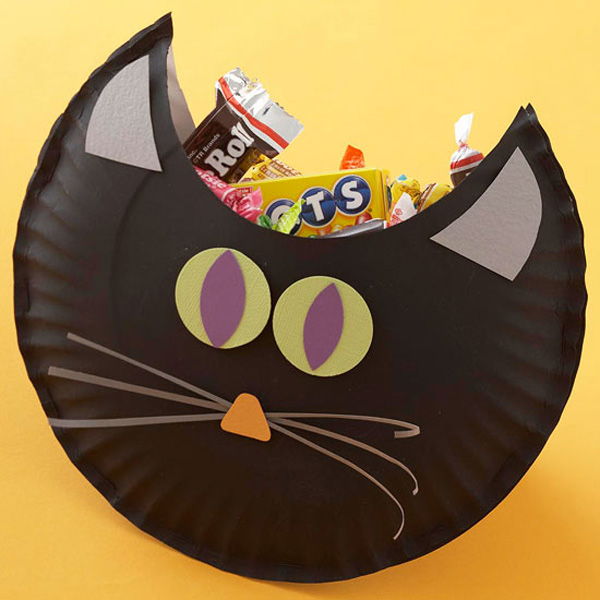 DIY Cat candy bag for halloween