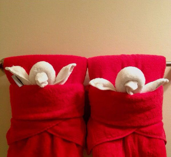 Aranyos way to fold towels