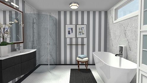 Marble Tile Bathroom