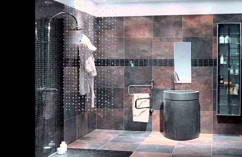 Slate Tile Bathroom