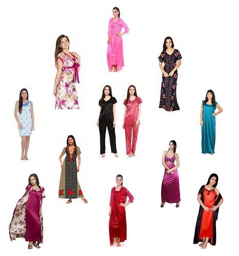 Drugačen Types of Nighty Designs for Women in India