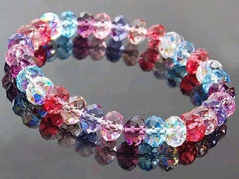 Moterys Bracelet Designs - crystal beaded bracelets