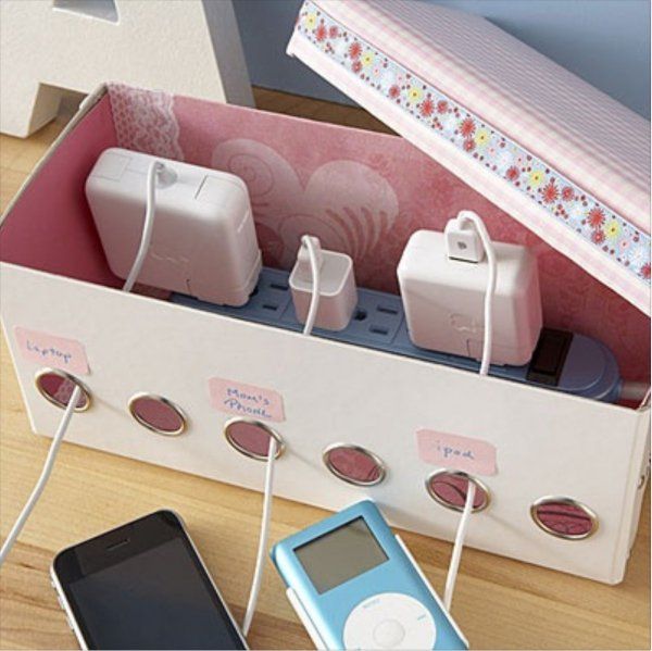 ShoeBox for electrical cords