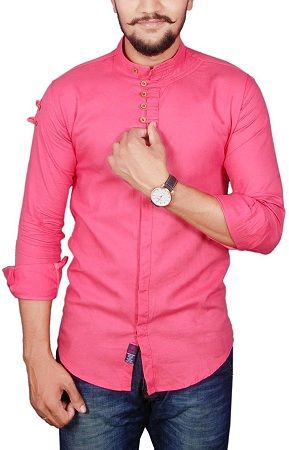 Daily wear Pink Men’s Casual S