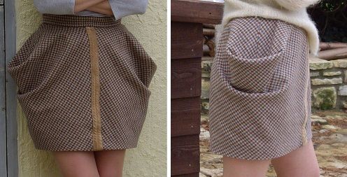 Cowl Skirt
