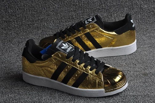Adidas superstar golden shoes -13