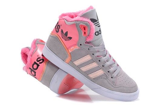 Siva pink women Adidas shoes -4