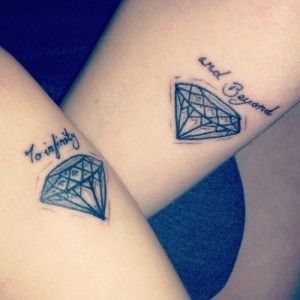 30 Stunning Diamond Tattoo Designs