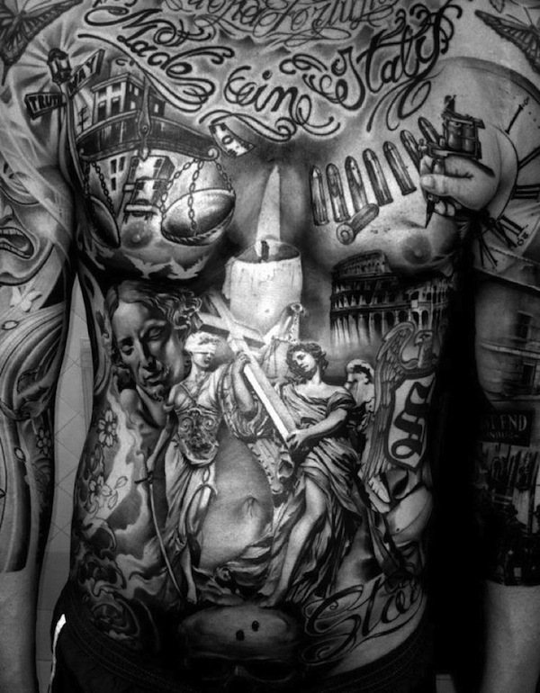 30 Original Stomach Tattoos