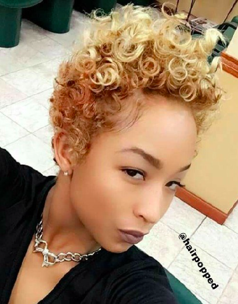 30 Short Curly Hairstyles for Black Women 10