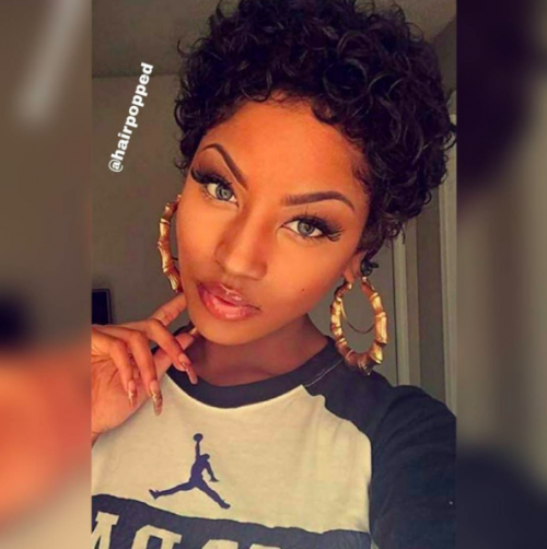 30 Short Curly Hairstyles for Black Women 8