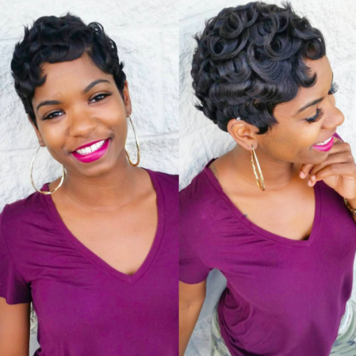 30 Short Curly Hairstyles for Black Women 30