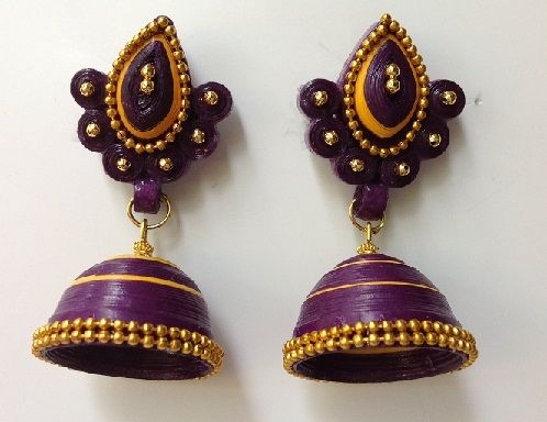 paper-quilling-jewellery-designs-beautiful-party-wears-black-jhumka