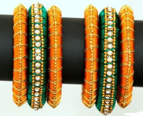 quilled dublu-color-hartie-Bangles