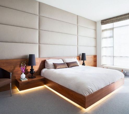 LED lined Bed Interior Design-14