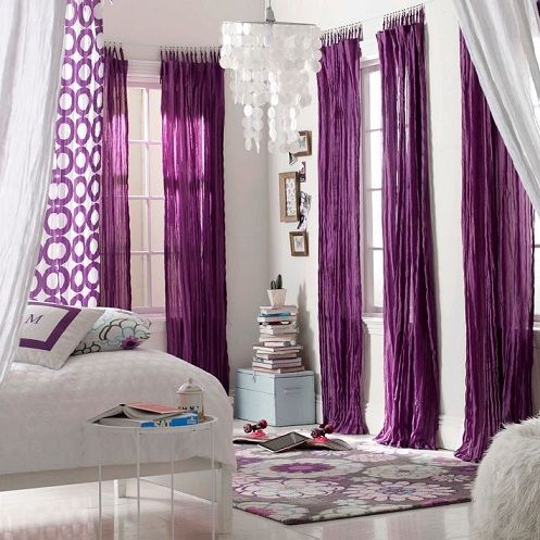 Colorful Curtain Bedroom Interior Design -8