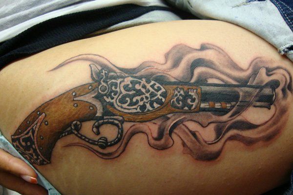 35 modele de tatuaje minunate pentru arme