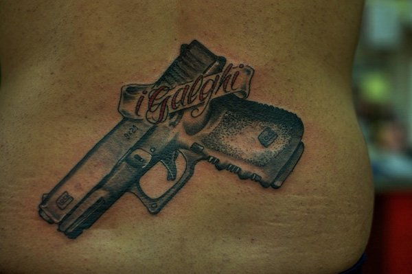 35 Awesome Gun Tattoo Designs