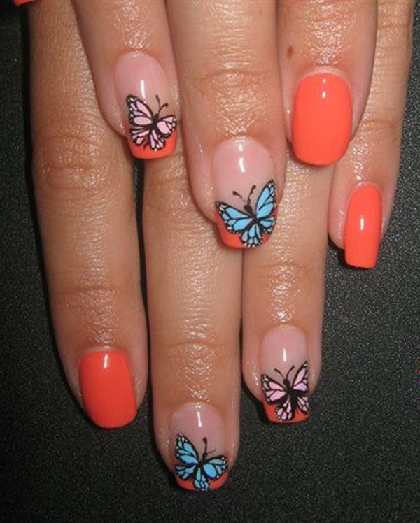 butterfly nail art-31