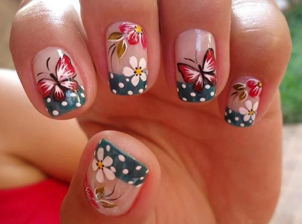 butterfly nail art-6