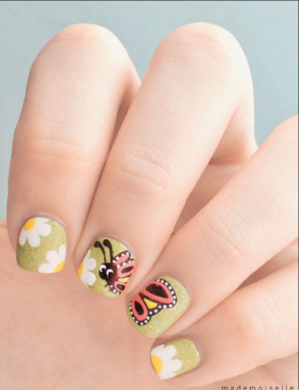 butterfly nail art-11